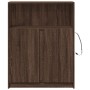 Aparador con LED madera ingeniería marrón roble 77x34x100 cm de , Aparadores - Ref: Foro24-852151, Precio: 78,98 €, Descuento: %