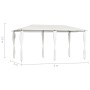 Cenador con cubiertas de postes crema 3x6x2,6 m 160 g/m² de vidaXL, Carpas y cenadores - Ref: Foro24-313617, Precio: 275,01 €...