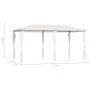Cenador con cubiertas de postes crema 3x6x2,6 m 160 g/m² de vidaXL, Carpas y cenadores - Ref: Foro24-313617, Precio: 269,06 €...