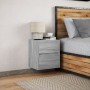 Mueble de TV de pared con luces LED gris Sonoma 41x31x45 cm de , Muebles TV - Ref: Foro24-852281, Precio: 58,66 €, Descuento: %