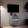 Mueble de TV de pared con luces LED gris Sonoma 41x31x45 cm de , Muebles TV - Ref: Foro24-852281, Precio: 58,66 €, Descuento: %