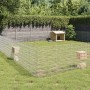 Recinto corral animales 48 paneles hierro galvanizado 54x80 cm de , Jaulas y habitáculos para animales pequeños - Ref: Foro24...