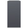 Leñero de acero gris antracita 100x40x80 cm de , Bolsas y soportes de leña - Ref: Foro24-850977, Precio: 137,77 €, Descuento: %