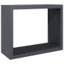 Leñero de acero gris antracita 100x40x80 cm de , Bolsas y soportes de leña - Ref: Foro24-850977, Precio: 137,77 €, Descuento: %