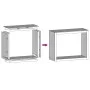 Leñero de acero gris antracita 100x40x80 cm de , Bolsas y soportes de leña - Ref: Foro24-850977, Precio: 135,01 €, Descuento: %