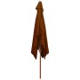 Sombrilla de jardín con palo de madera terracota 200x300 cm de vidaXL, Sombrillas - Ref: Foro24-313759, Precio: 76,69 €, Desc...