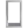 Leñero acero galvanizado 60x40x100 cm de , Bolsas y soportes de leña - Ref: Foro24-850994, Precio: 88,80 €, Descuento: %