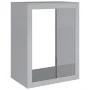 Leñero acero galvanizado 60x40x80 cm de , Bolsas y soportes de leña - Ref: Foro24-851001, Precio: 86,64 €, Descuento: %