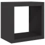 Leñero de acero negro 60x40x60 cm de , Bolsas y soportes de leña - Ref: Foro24-851003, Precio: 105,28 €, Descuento: %