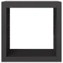 Leñero de acero negro 60x40x60 cm de , Bolsas y soportes de leña - Ref: Foro24-851003, Precio: 105,28 €, Descuento: %