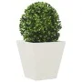 Jardineras 2 unidades acero blanco 30x30x30 cm de , Maceteros y jardineras - Ref: Foro24-851041, Precio: 48,80 €, Descuento: %