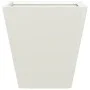 Jardineras 2 unidades acero blanco 30x30x30 cm de , Maceteros y jardineras - Ref: Foro24-851041, Precio: 48,80 €, Descuento: %