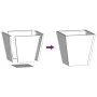 Jardinera hexagonal de acero galvanizado 30x30x30 cm de , Maceteros y jardineras - Ref: Foro24-851048, Precio: 29,03 €, Descu...