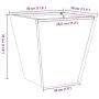 Jardinera hexagonal de acero galvanizado 30x30x30 cm de , Maceteros y jardineras - Ref: Foro24-851048, Precio: 29,03 €, Descu...
