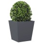 Jardineras 2 unidades acero gris antracita 40x40x40 cm de , Maceteros y jardineras - Ref: Foro24-851057, Precio: 60,92 €, Des...