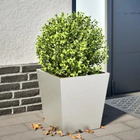 Jardinera de acero inoxidable 40x40x40 cm de , Maceteros y jardineras - Ref: Foro24-851060, Precio: 57,66 €, Descuento: %