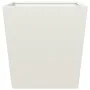 Jardineras 2 uds de acero blanco 50x50x50 cm de , Maceteros y jardineras - Ref: Foro24-851069, Precio: 89,81 €, Descuento: %