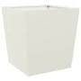 Jardineras 2 uds de acero blanco 50x50x50 cm de , Maceteros y jardineras - Ref: Foro24-851069, Precio: 89,81 €, Descuento: %