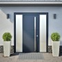 Jardineras 2 uds acero blanco 35x35x75 cm de , Maceteros y jardineras - Ref: Foro24-851083, Precio: 107,04 €, Descuento: %