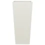 Jardineras 2 uds acero blanco 35x35x75 cm de , Maceteros y jardineras - Ref: Foro24-851083, Precio: 105,22 €, Descuento: %