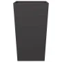 Jardineras 2 uds acero negro 45x45x75 cm de , Maceteros y jardineras - Ref: Foro24-851095, Precio: 120,53 €, Descuento: %