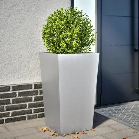 Jardinera de acero inoxidable 45x45x75 cm de , Maceteros y jardineras - Ref: Foro24-851104, Precio: 68,87 €, Descuento: %