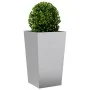 Jardinera de acero inoxidable 45x45x75 cm de , Maceteros y jardineras - Ref: Foro24-851104, Precio: 68,87 €, Descuento: %