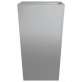 Jardinera de acero inoxidable 45x45x75 cm de , Maceteros y jardineras - Ref: Foro24-851104, Precio: 59,65 €, Descuento: %