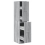 Armario botiquín madera ingeniería gris Sonoma 30x41x144,5 cm de , Taquillas y armarios de almacenamiento - Ref: Foro24-85517...