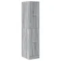 Armario botiquín madera ingeniería gris Sonoma 30x41x144,5 cm de , Taquillas y armarios de almacenamiento - Ref: Foro24-85517...
