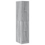 Armario botiquín madera ingeniería gris Sonoma 30x41x144,5 cm de , Taquillas y armarios de almacenamiento - Ref: Foro24-85517...