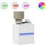 Mesita de noche de pared con luces LED blanco by , Nightstands - Ref: Foro24-3307961, Price: 53,71 €, Discount: %