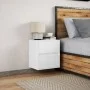 Mesita de noche de pared con luces LED blanco by , Nightstands - Ref: Foro24-3307961, Price: 53,71 €, Discount: %