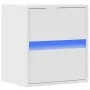 Mesita de noche de pared con luces LED blanco by , Nightstands - Ref: Foro24-3307961, Price: 53,71 €, Discount: %