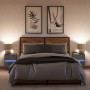 Mesitas de noche de pared con luces LED 2 uds gris hormigón de , Mesitas de noche - Ref: Foro24-3307968, Precio: 93,48 €, Des...