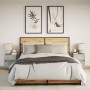 Mesitas de noche de pared con luces LED 2 uds gris hormigón de , Mesitas de noche - Ref: Foro24-3307968, Precio: 93,48 €, Des...