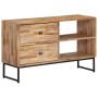 Mueble para TV de madera de teca reciclada 90x30x55 cm en Muebles TV | Comprar online en Foru.es