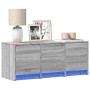 Mueble de TV con LED madera ingeniería gris Sonoma 97x34x40 cm de , Muebles TV - Ref: Foro24-852241, Precio: 75,93 €, Descuen...