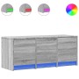 Mueble de TV con LED madera ingeniería gris Sonoma 97x34x40 cm de , Muebles TV - Ref: Foro24-852241, Precio: 75,93 €, Descuen...