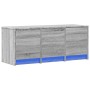 Mueble de TV con LED madera ingeniería gris Sonoma 97x34x40 cm de , Muebles TV - Ref: Foro24-852241, Precio: 75,93 €, Descuen...