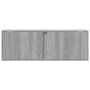 Mueble de TV de pared con luces LED gris Sonoma 100x31x35 cm de , Muebles TV - Ref: Foro24-852269, Precio: 62,34 €, Descuento: %