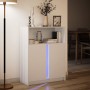 Aparador con LED madera de ingeniería blanco 77x34x100 cm de , Aparadores - Ref: Foro24-852145, Precio: 78,59 €, Descuento: %