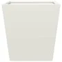 Jardineras 2 unidades acero blanco 40x40x40 cm de , Maceteros y jardineras - Ref: Foro24-851055, Precio: 66,72 €, Descuento: %