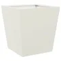 Jardineras 2 unidades acero blanco 40x40x40 cm de , Maceteros y jardineras - Ref: Foro24-851055, Precio: 66,72 €, Descuento: %