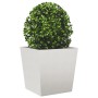 Jardinera de acero inoxidable 50x50x50 cm de , Maceteros y jardineras - Ref: Foro24-851074, Precio: 70,70 €, Descuento: %