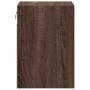 Mueble de TV de pared con luces LED marrón roble 41x31x45 cm de , Muebles TV - Ref: Foro24-852283, Precio: 55,02 €, Descuento: %