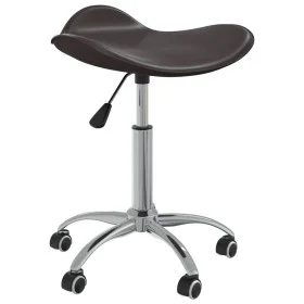 Silla de comedor giratoria cuero sintético marrón de , Sillas de comedor - Ref: Foro24-3088568, Precio: 55,28 €, Descuento: %
