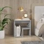 Bedside table made of gray Sonoma plywood, 40x30x40 cm by , Nightstands - Ref: Foro24-815179, Price: 27,75 €, Discount: %