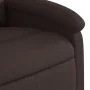 Sillón reclinable elevable tela marrón oscuro de , Sillones - Ref: Foro24-3204169, Precio: 275,65 €, Descuento: %