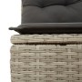 Set de sofás de jardín 7 pzas con cojines ratán PE gris claro de , Conjuntos de jardín - Ref: Foro24-3222901, Precio: 496,64 ...